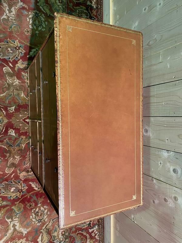 Meuble Cartonnier De Notaire En Cuir photo buy