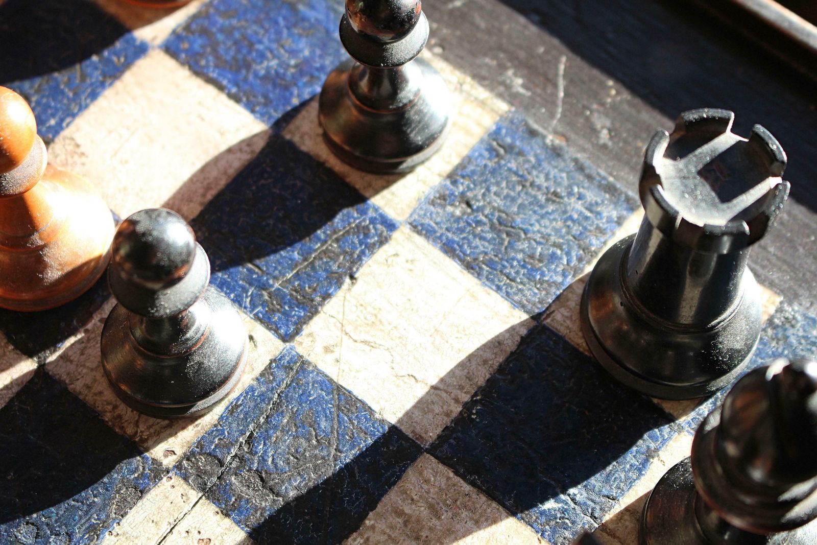 Late 18th George III Provincial Folk Art Painted Oak Games Chess Side Table photo furniture