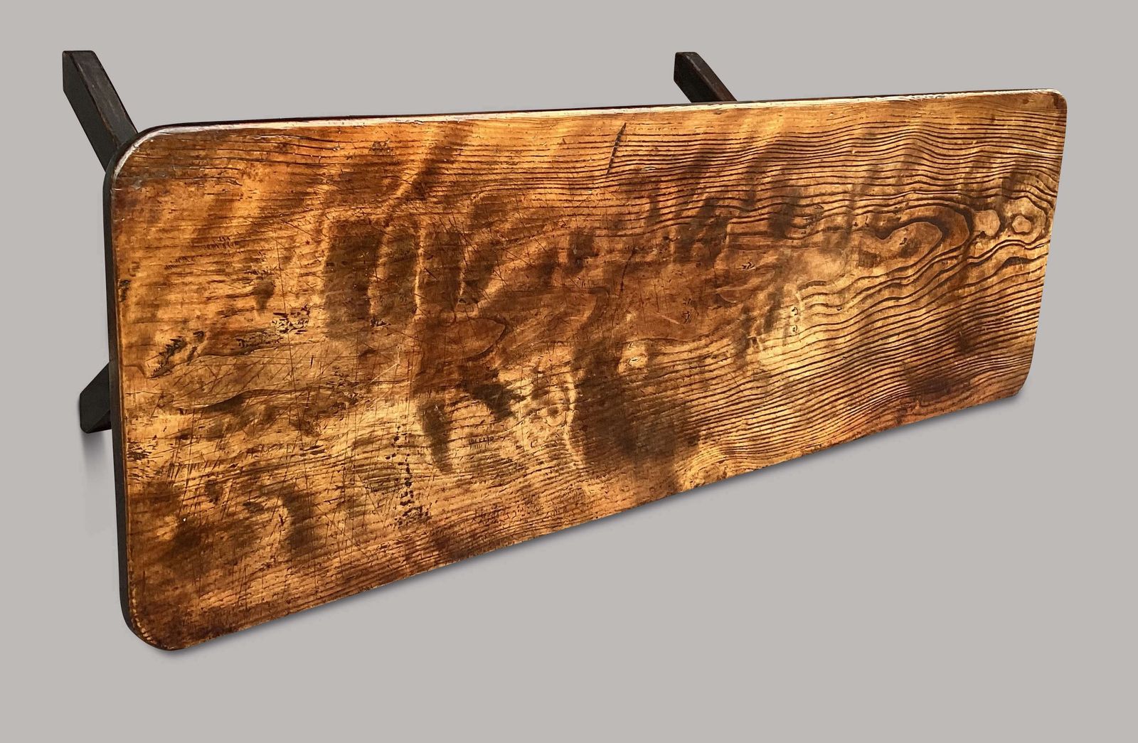 Outstanding Georgian Large Elm Tavern Table; Superb Colour And Patina photo furniture