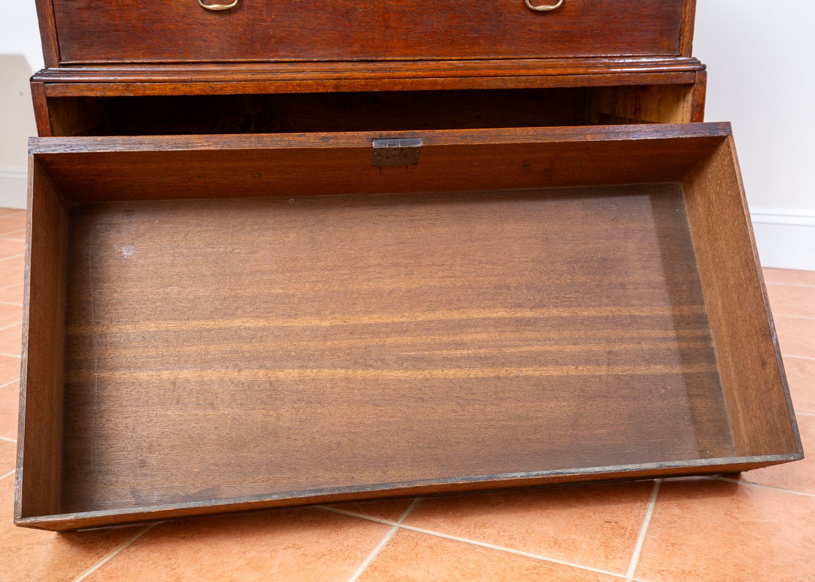 photo furniture Georgian Oak Chest On Chest Of Drawers 1750 Antiqu.E Storage Country House Commode Tallboy Farmhouse Rusti.C Six Drawers Brass George II