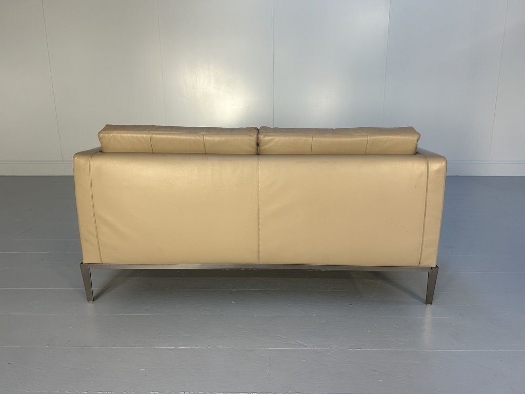 B&B Italia “Ac Lounge Alg152” Compact Sofa – In Taupe “Gamma” Leather photo for sale