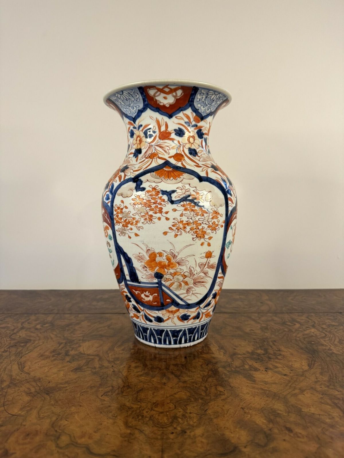 Fantastic Large Pair Of Antique Japanese Imari Vases photo Home Decor