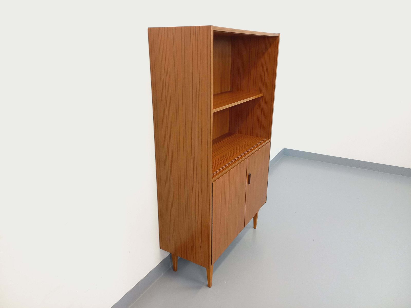 photo for sale Scandinavian Style Bookcase In Melamine And Teak