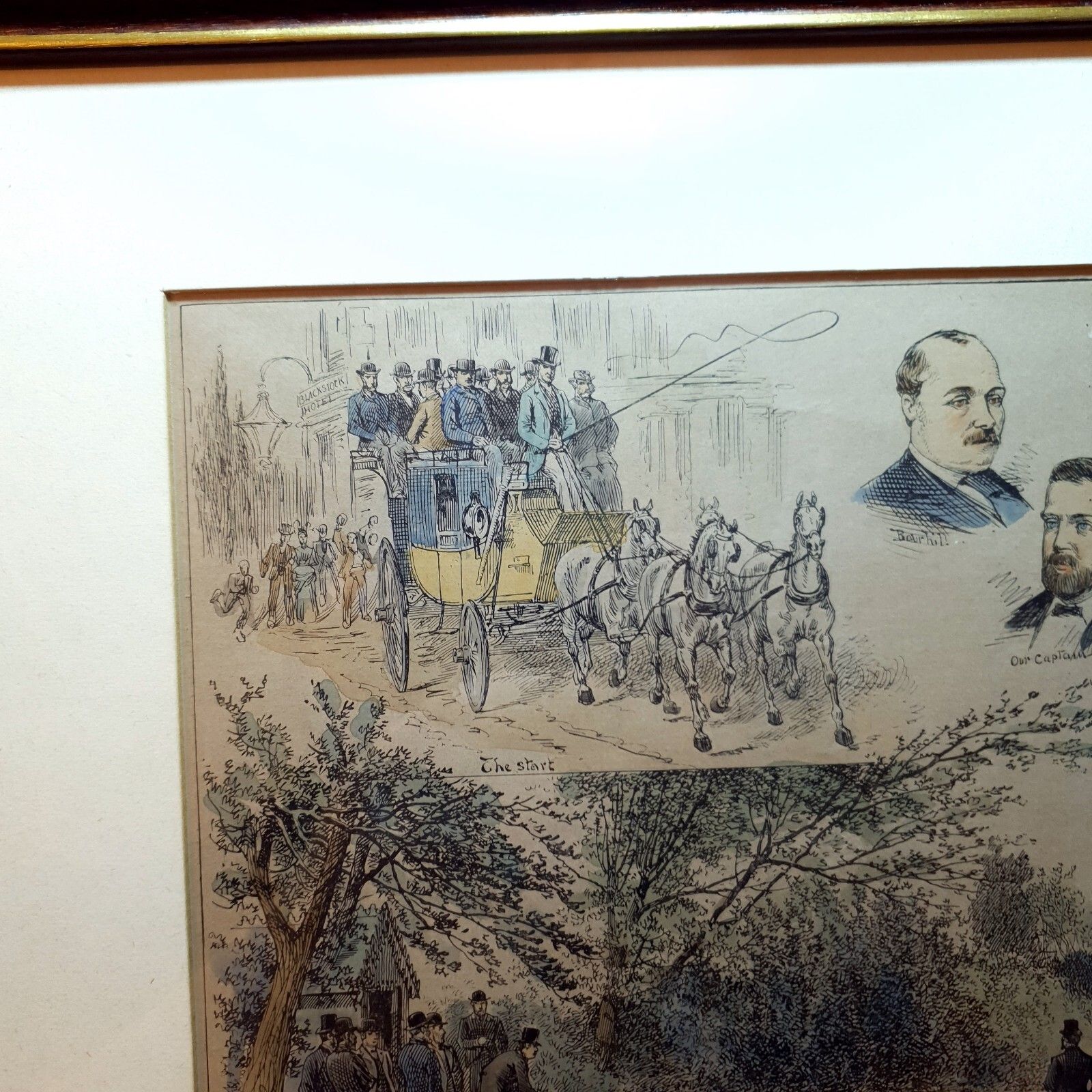 J.F Weedon Handgekleurde Lithografie Gedateerd 1888 Zeldzame Quoits Wedstrijd Hampstead photo 300.0