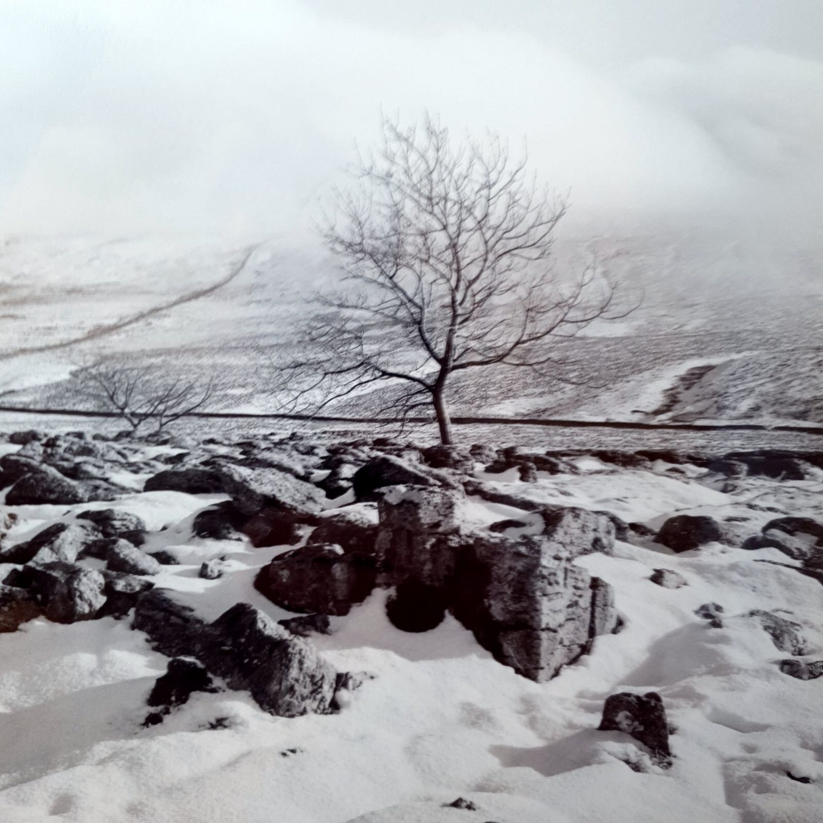 Ingleborough Hill Photographic Print Richard Ross Uk Photographer Snow Scene photo 100.0