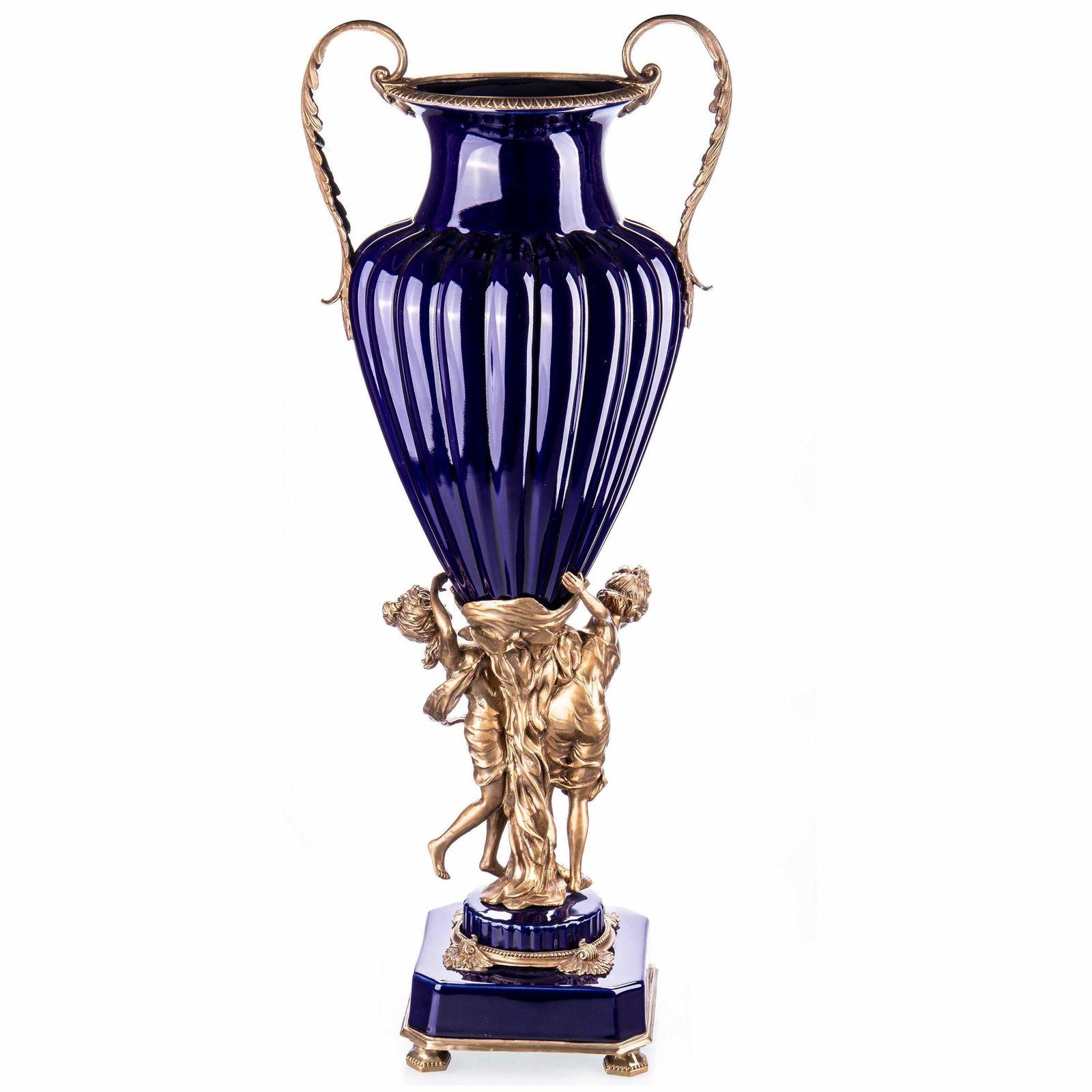 Elegant Porcelain And Bronze Vase With Women Motif   Perfect Gift For Collectors And Special Occasions,Gift photo furniture