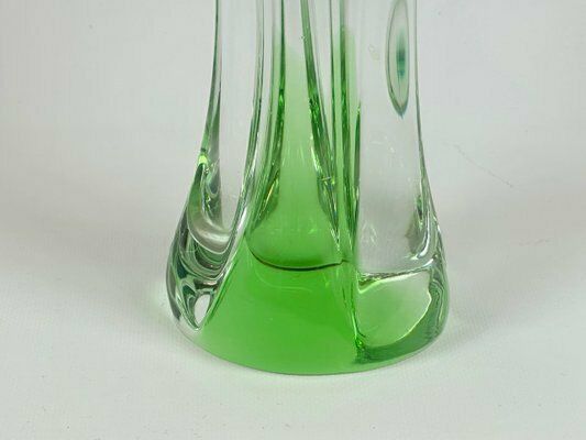 197.0 Art Glass Vase By Josef Hospodka For Chřibská Glassworks, 1960s photo