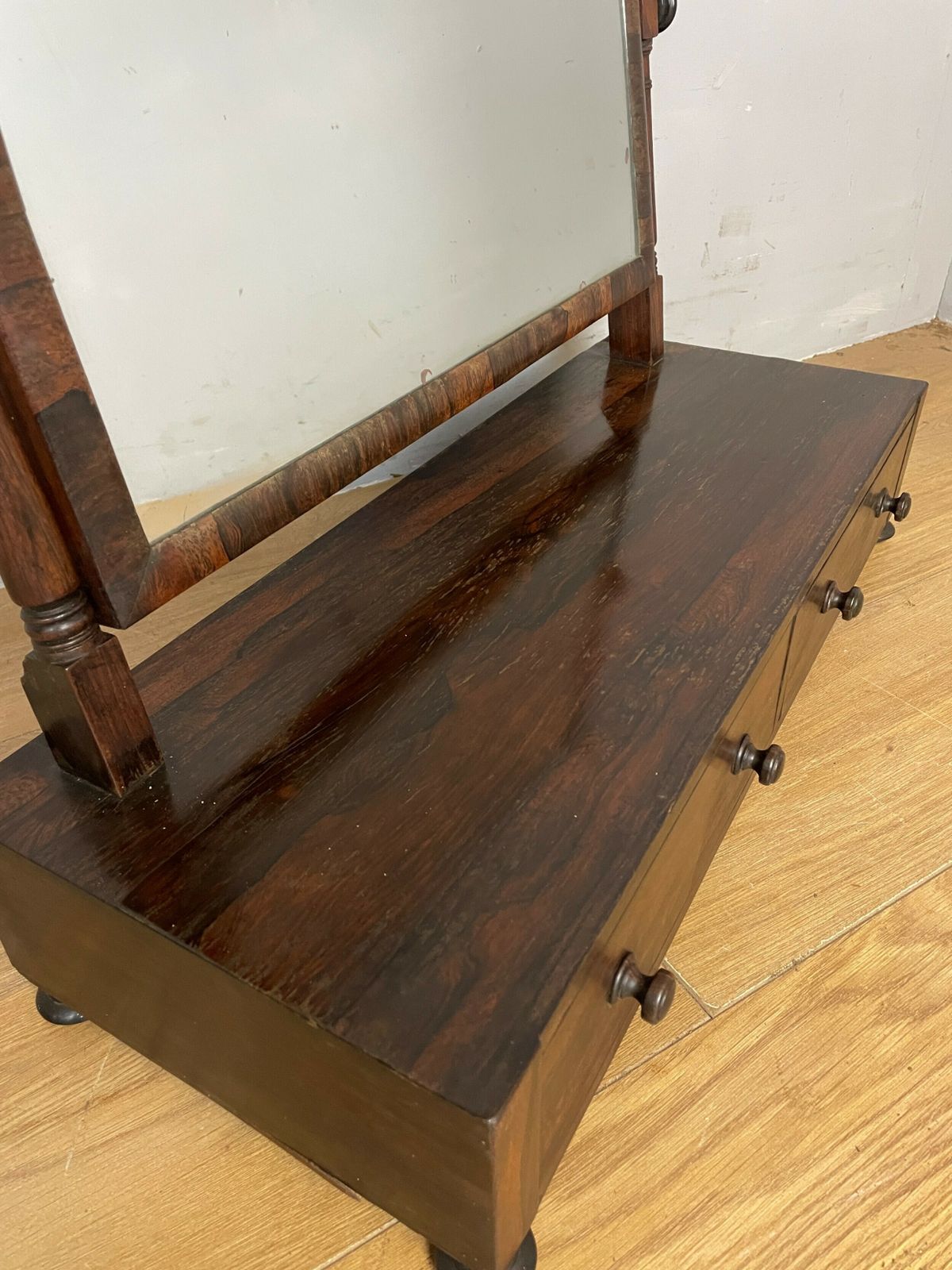 C19th Rosewood Dressing Table Mirror Circa 1840 photo Furniture
