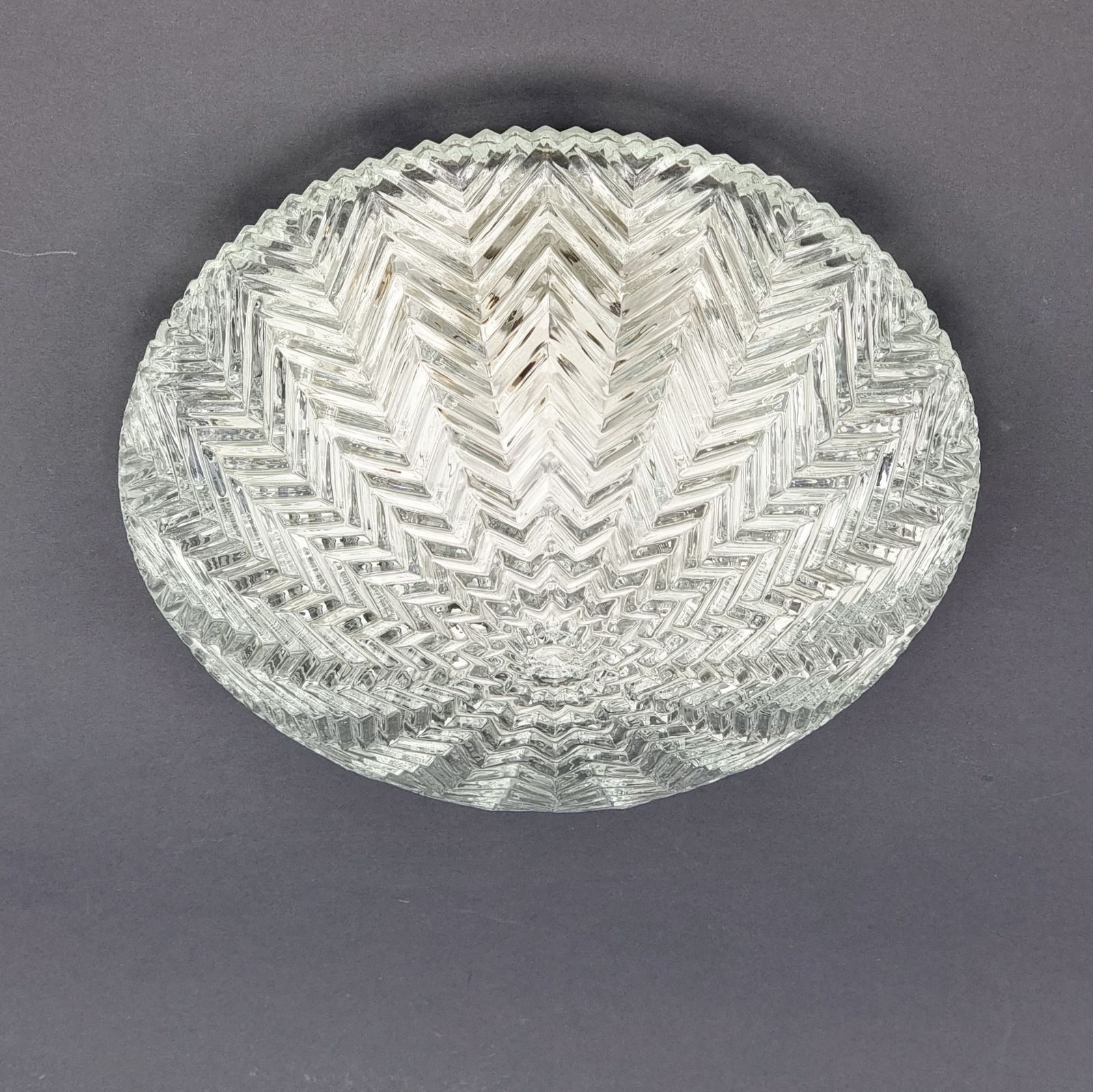 Paar Geometrische Glazen Plafondlampen Van Limburg, Duitsland, Jaren 1970 photo 670.0