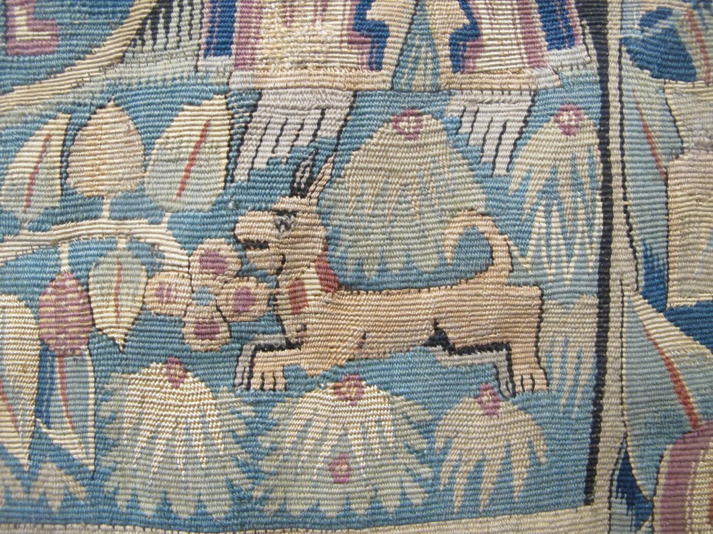 A Pair Of Rare 17th Century North German Tapestry Cushions photo vinterior