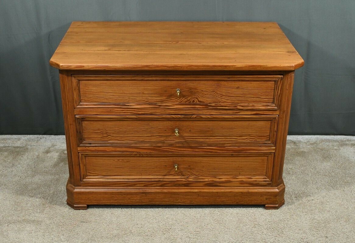 Small Pitch Pine Chest Of Drawers – 1930