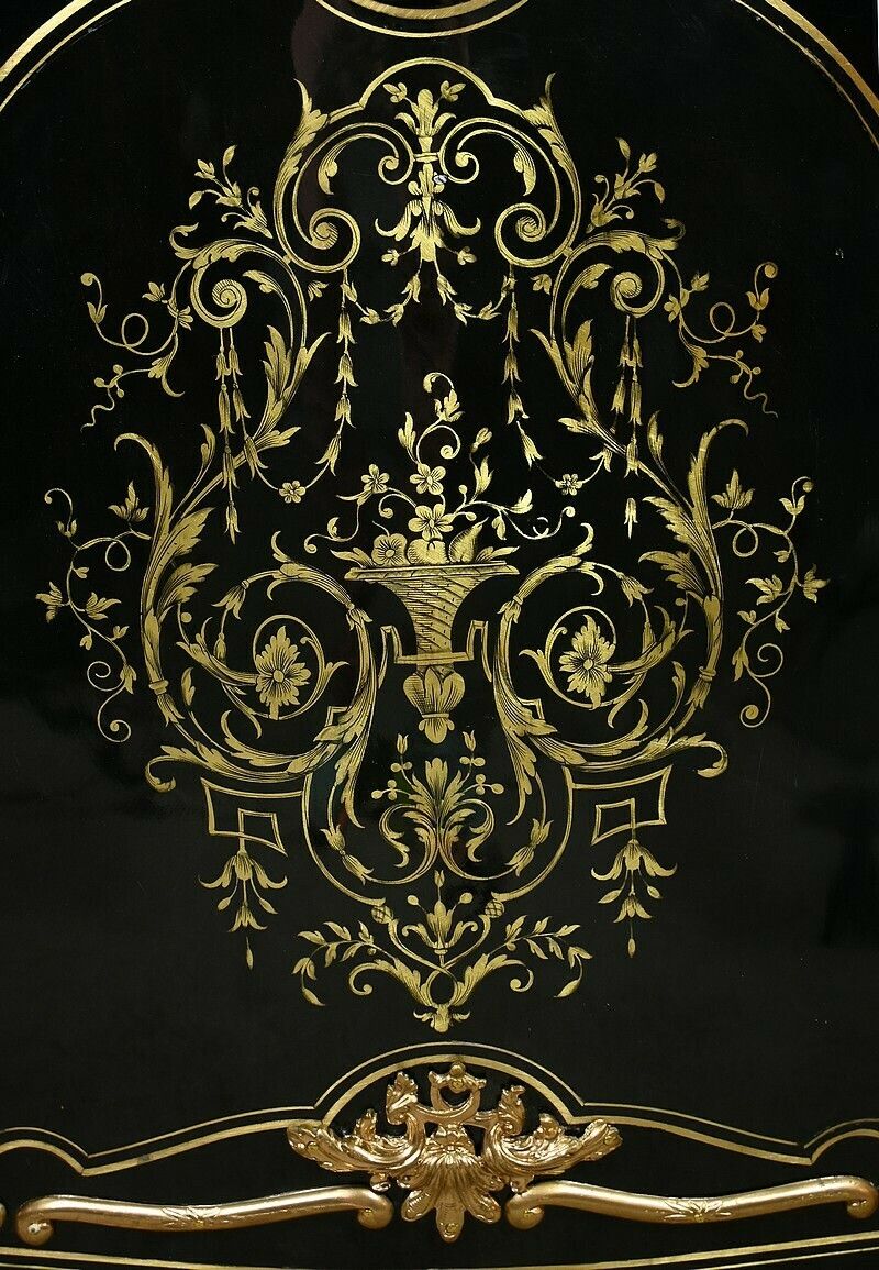 photo vinterior Blackened Pearwood Sideboard, Napoleon III Period – Mid 19th Century