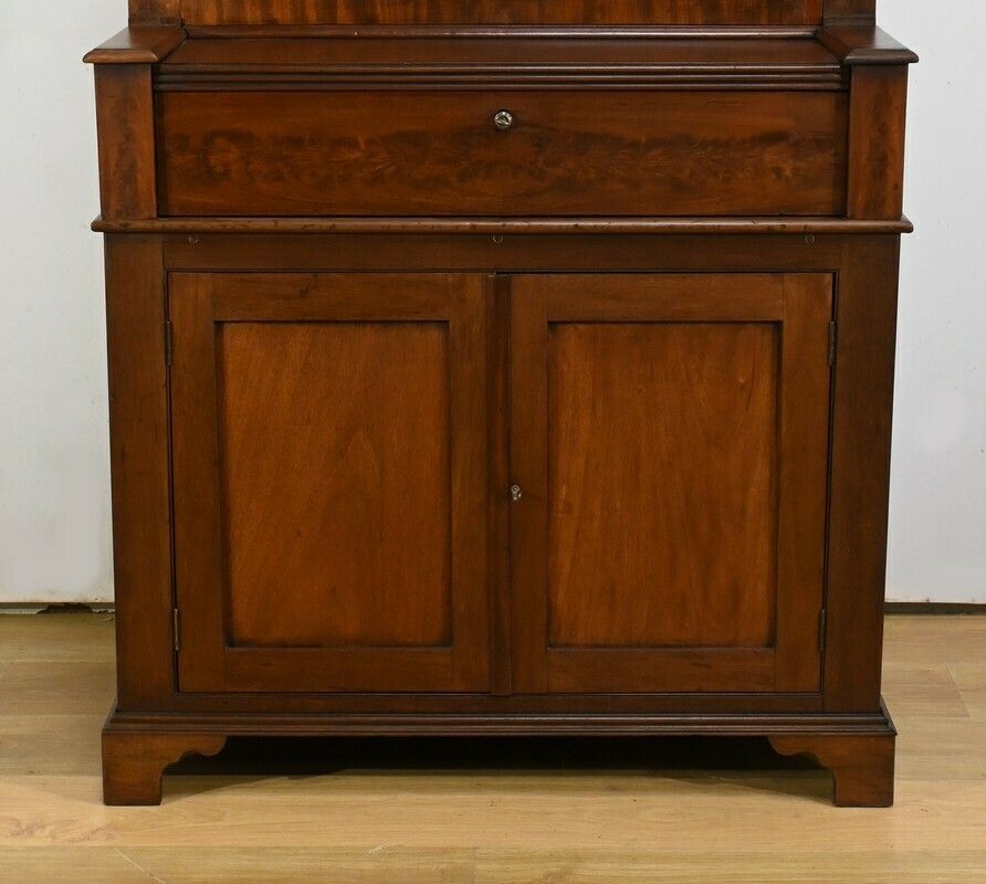 Mahogany Stepped Secretary, England – Part 2, 19th Century photo vintage