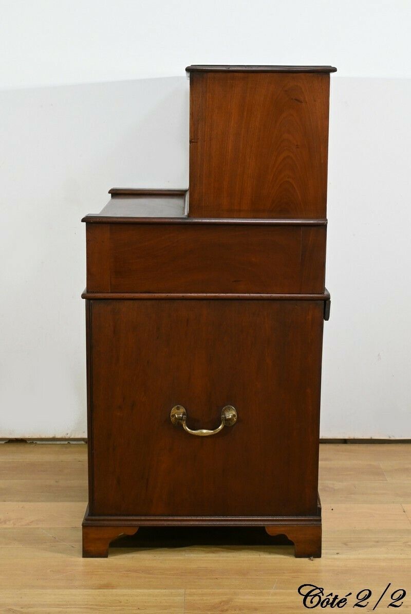 photo vintage Mahogany Stepped Secretary, England – Part 2, 19th Century