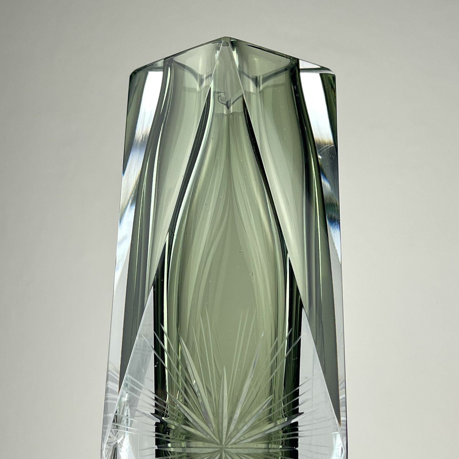 365.0 Original Sommerso Murano Glass Vase By Pagnin & Bon, Italy 1960s photo