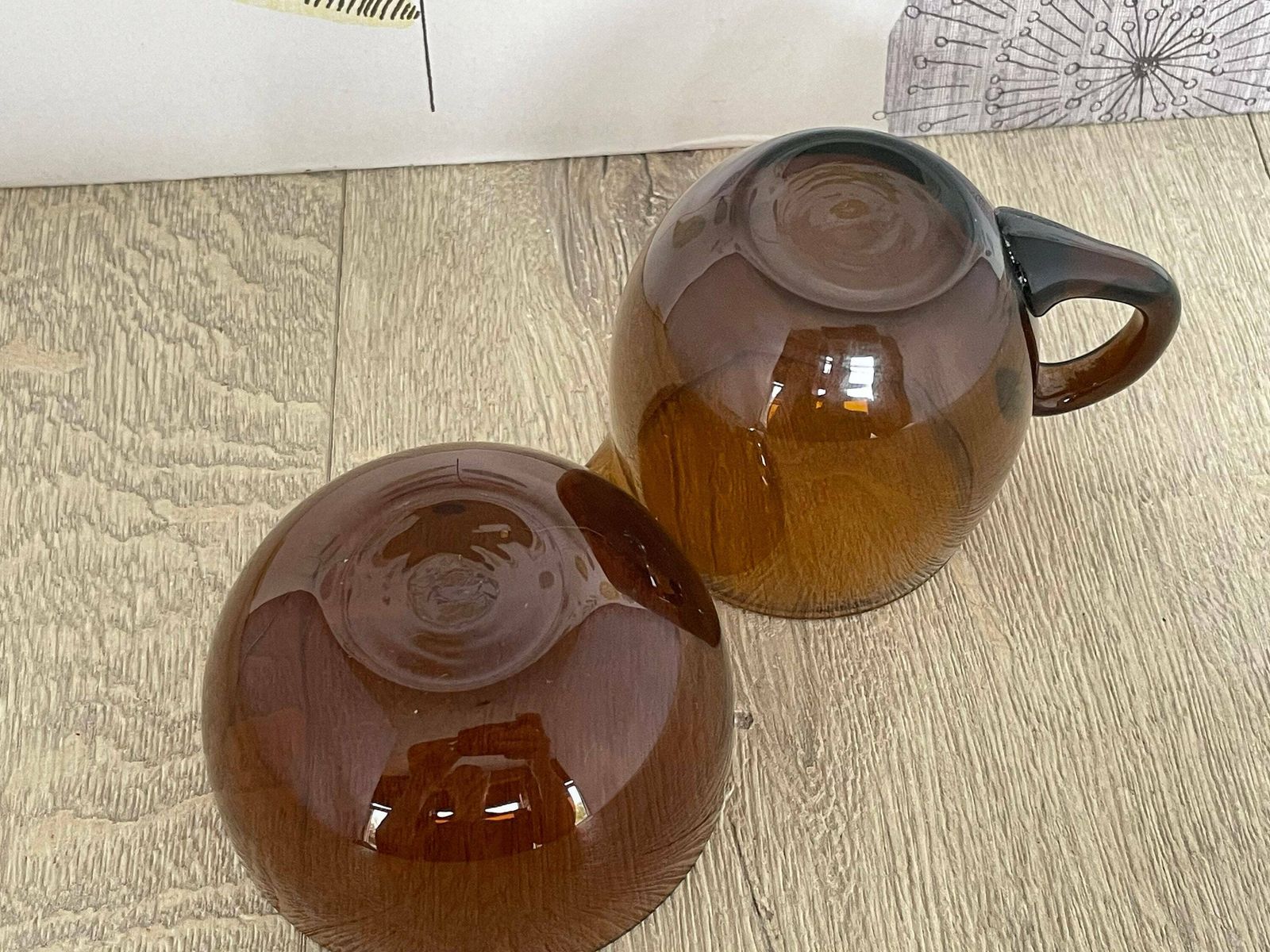 Iittala Timo Sarpaneva Smoke Brown Glass Milk Jug And Sugar Bowl   Mid Century Modern Homewares photo 50.0