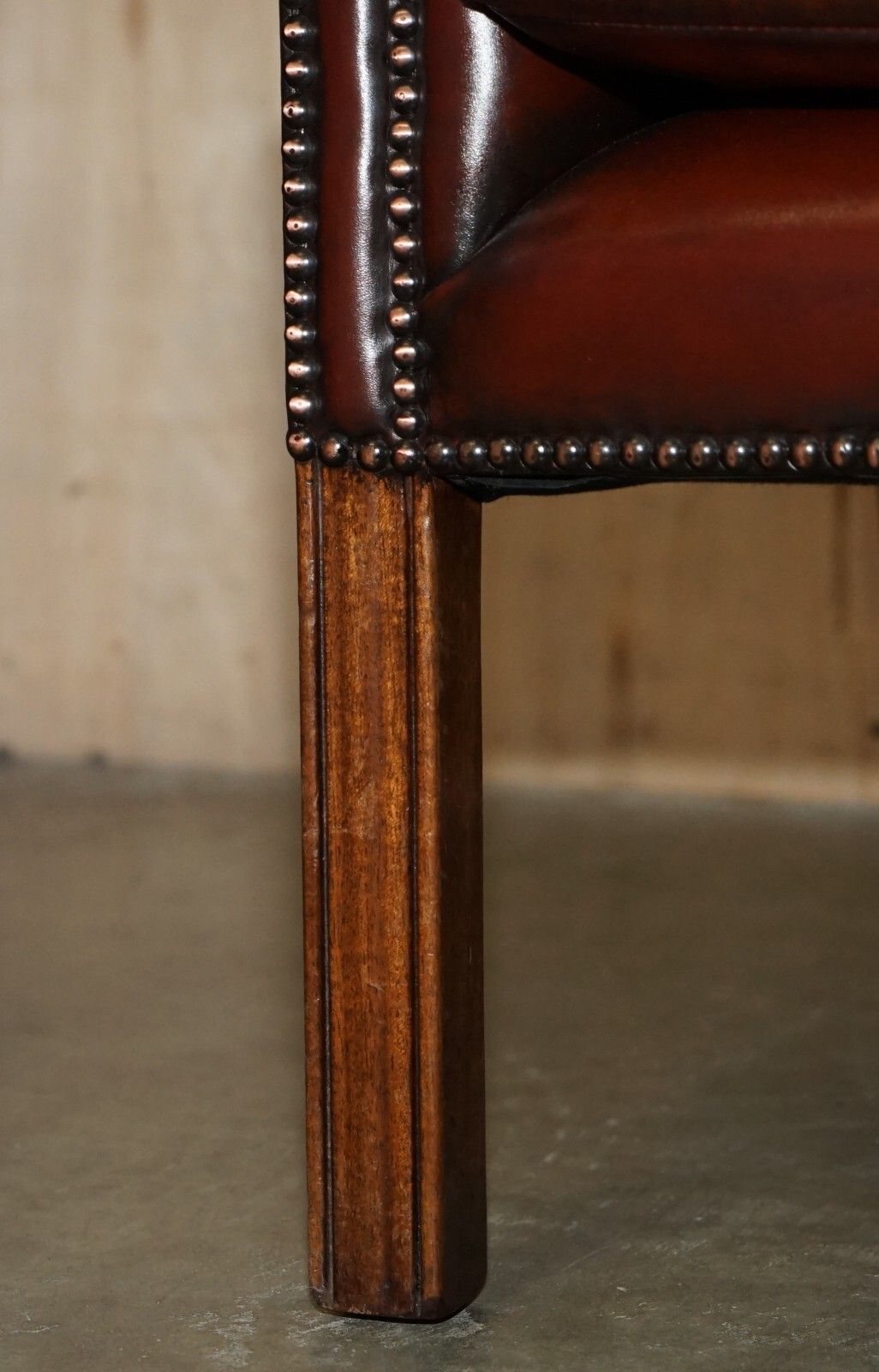 Fine Pair Of Restored Chesterfield Lutyens Viceroy Brown Leather Club Armchairs photo vintage