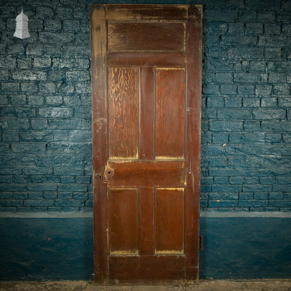 photo furniture Panelled Pine Door, 5 Moulded Panels