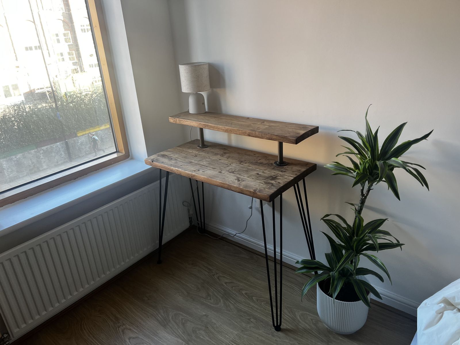 Industrial Reclaimed Wood Desk photo 150.0