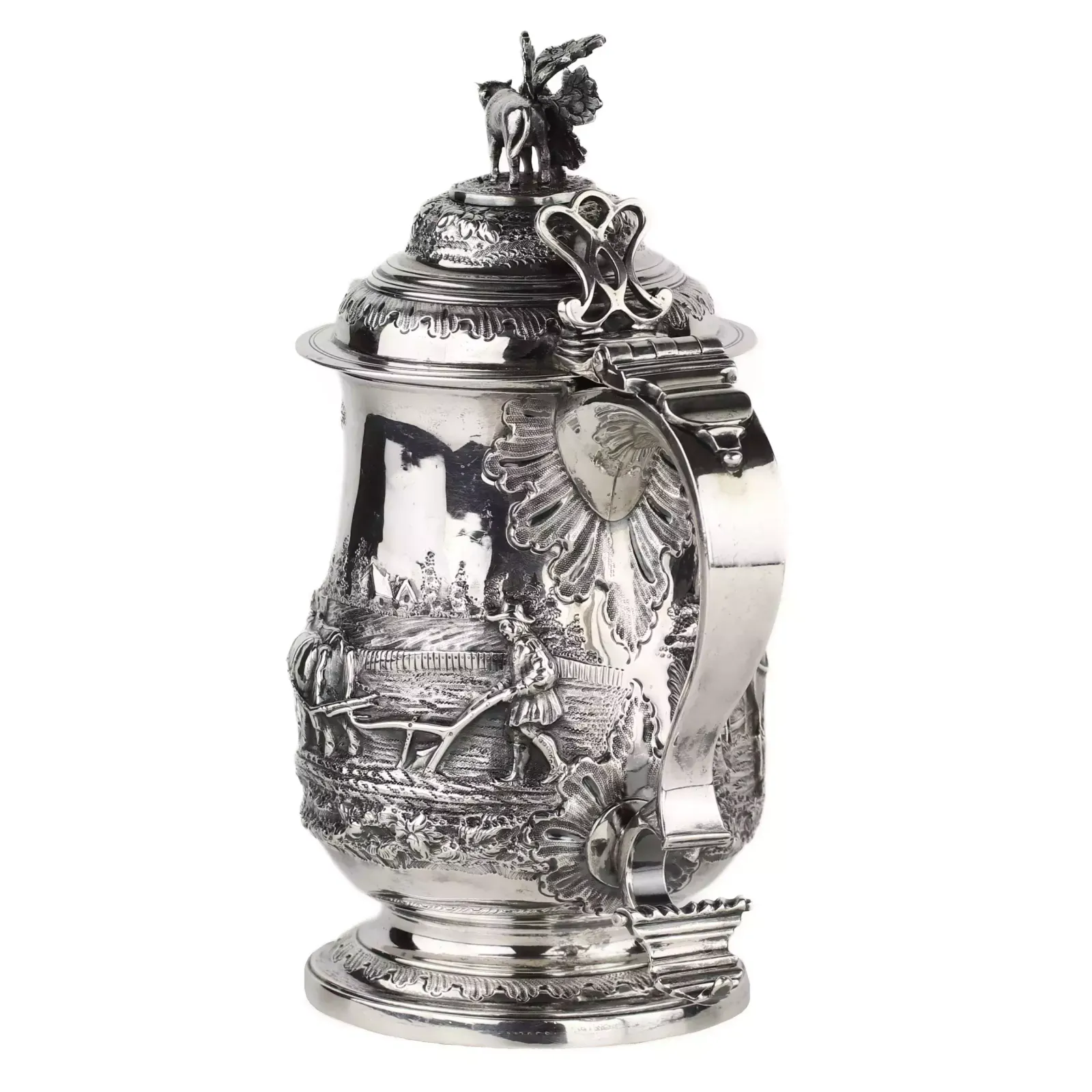 George III Sterling Silver Jug By John Deacon, London, 1772 photo Home Decor