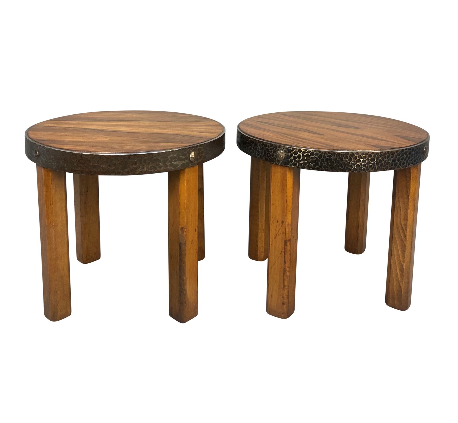A Pair Of Mid Century Occasional Tables In Teak