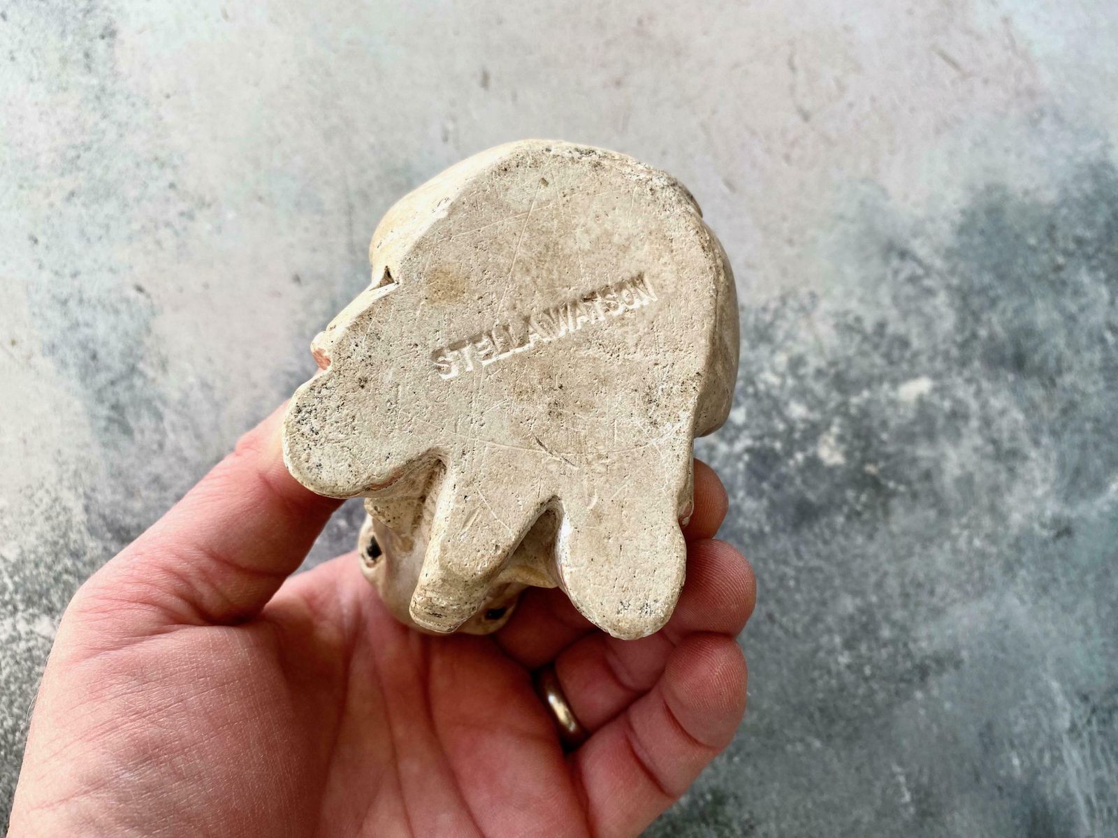 Constance Stella Watson (1899   1985) Earthenware Elephant Figurine photo 125.0