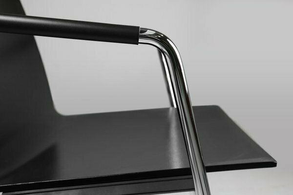 Mid Century Modern Black Chair In With Armrests, Belgium photo for sale