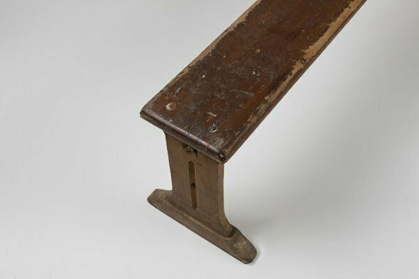 Rustic French Bench In Oak With Carvings And Nice Patina, 1850s photo buy
