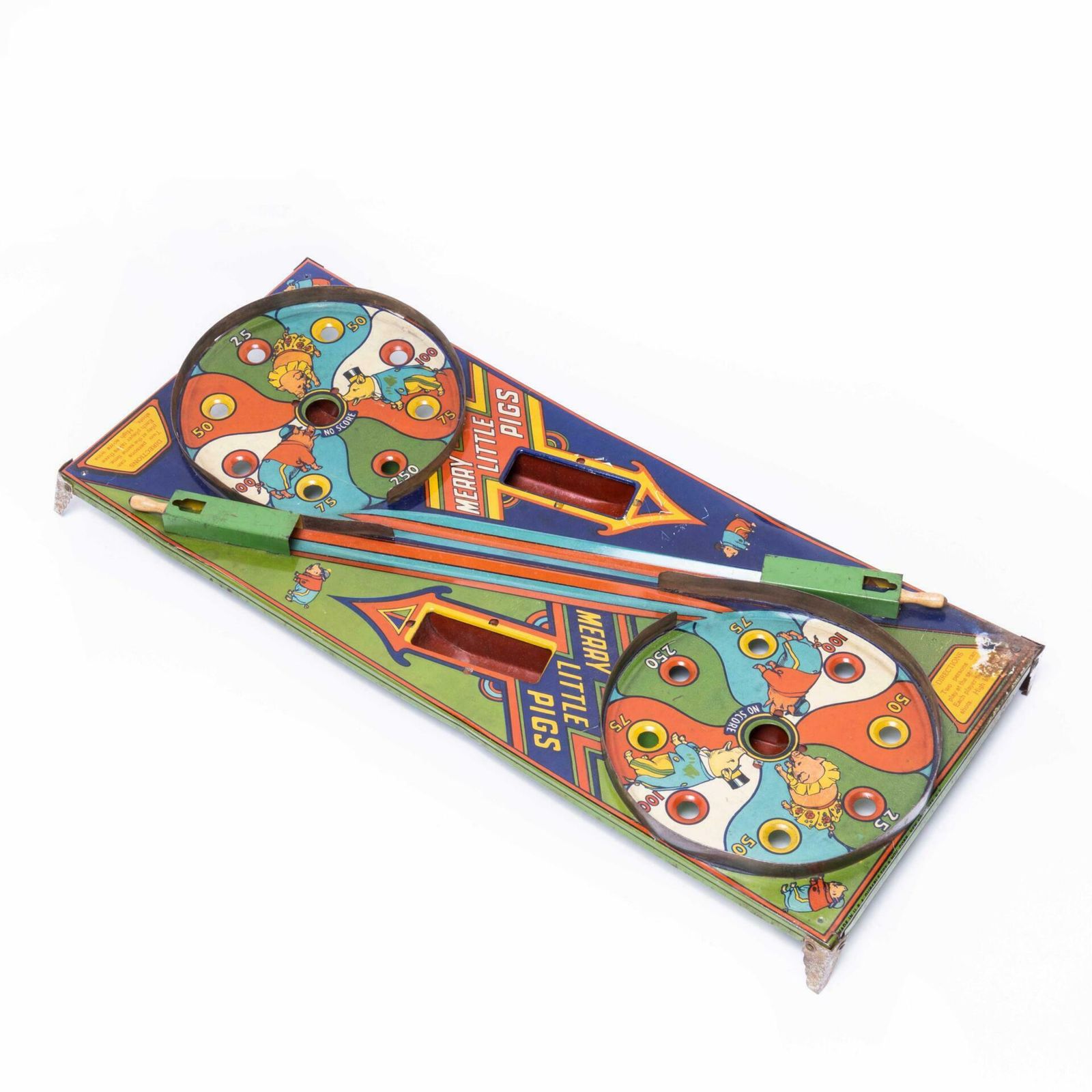 Rare American Mid Century Merry Little Pigs Pinball Game – Bagatelle photo Home Decor