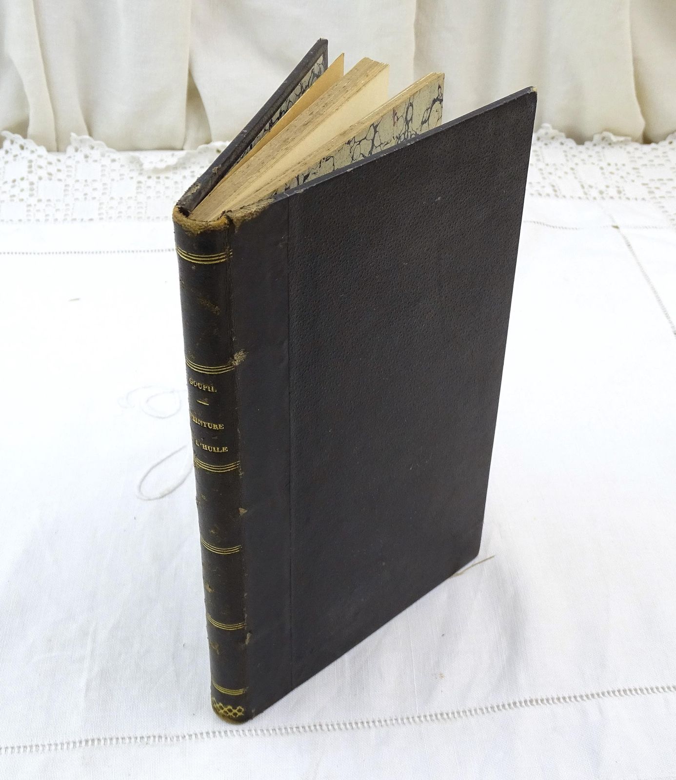 Antique French Hardback Edition Of Traité Methodique Et Raisonné De La Peinture A L'huile Goupil Art Technique Manuel Of Oil Painting