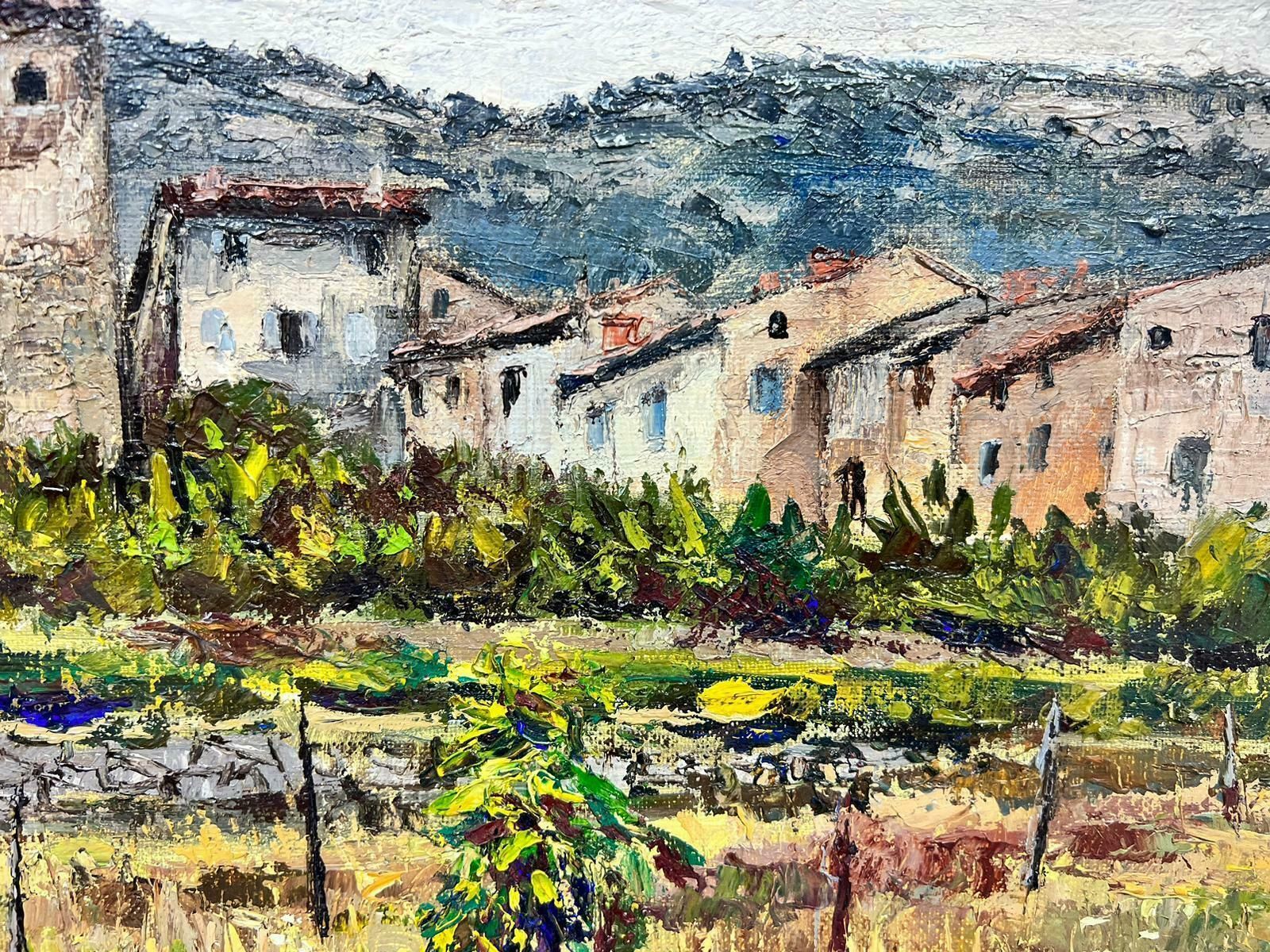 Josine Vignonolive Trees In Provence French Post Impressionist Signed Oil 1960's1960's photo for sale