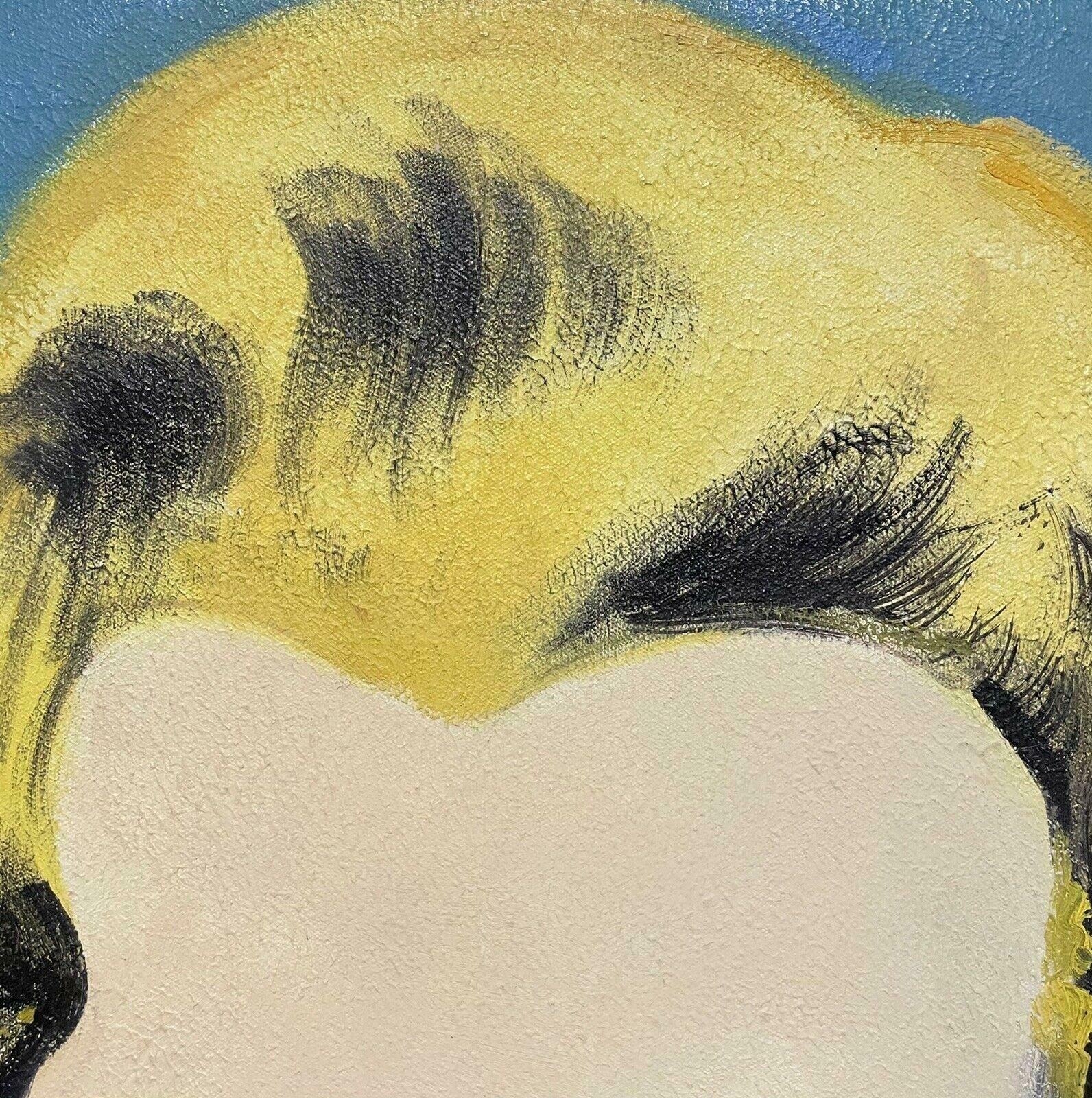 Unknownmarilyn Monroe Portrait   Pop Art Style Painting C. 1990's photo for sale