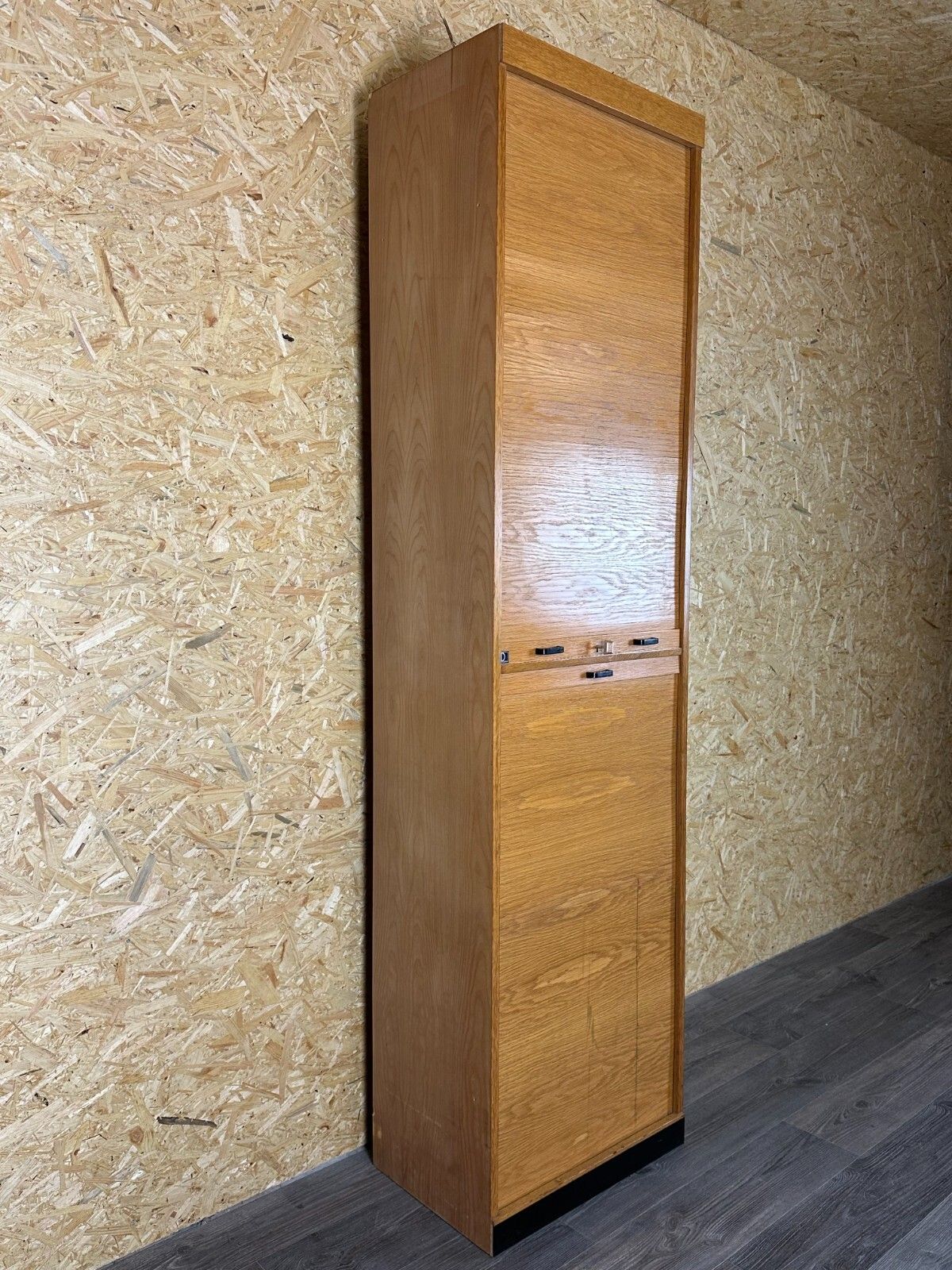 1950s 60s Roller Shutter Cabinet Office Cupboard Filing Cabinet Mid Century Design photo Furniture