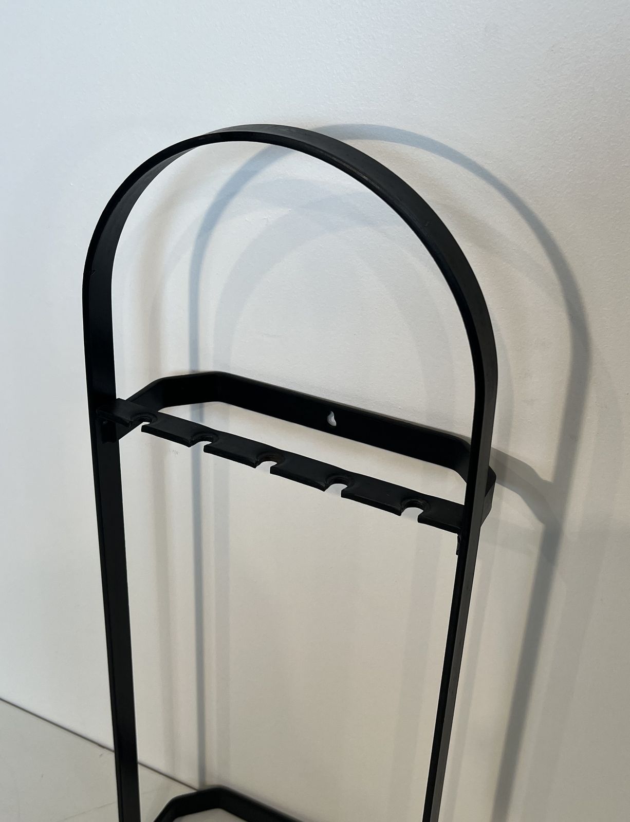 Black And Chrome Lacquered Metal Design Fire Kit photo buy