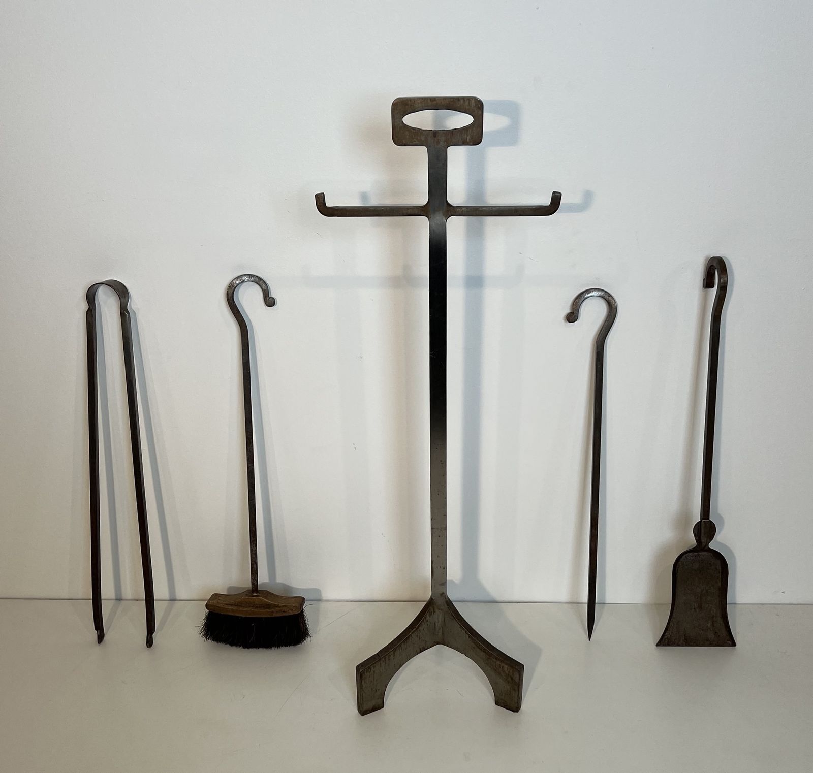 Modernist Steel Fire Kit, 1970s photo vinterior