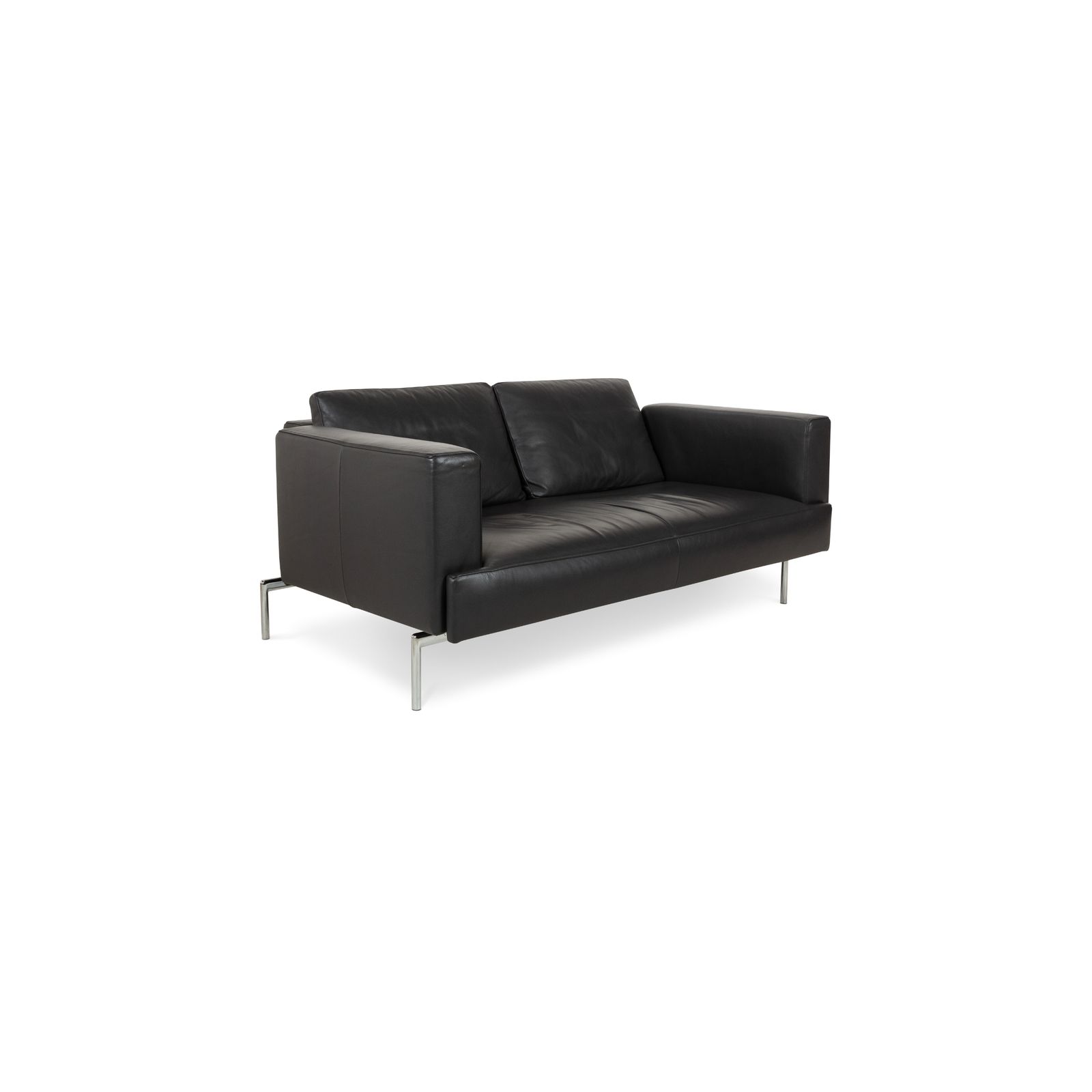 Fsm Easy Fsm Leather Three Seater Grey Manual Function Sofa photo Meubels