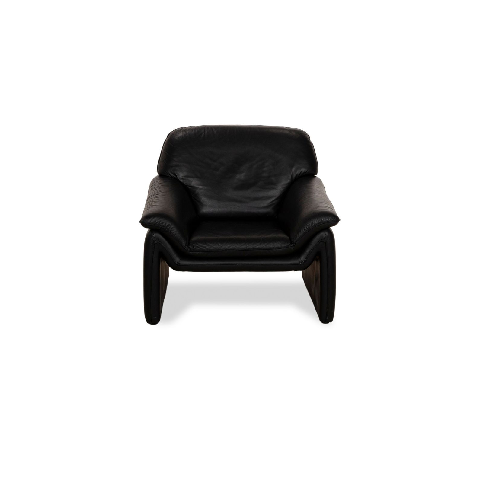 Mobilier Fauteuil Laauser Atlanta en cuir noir photo