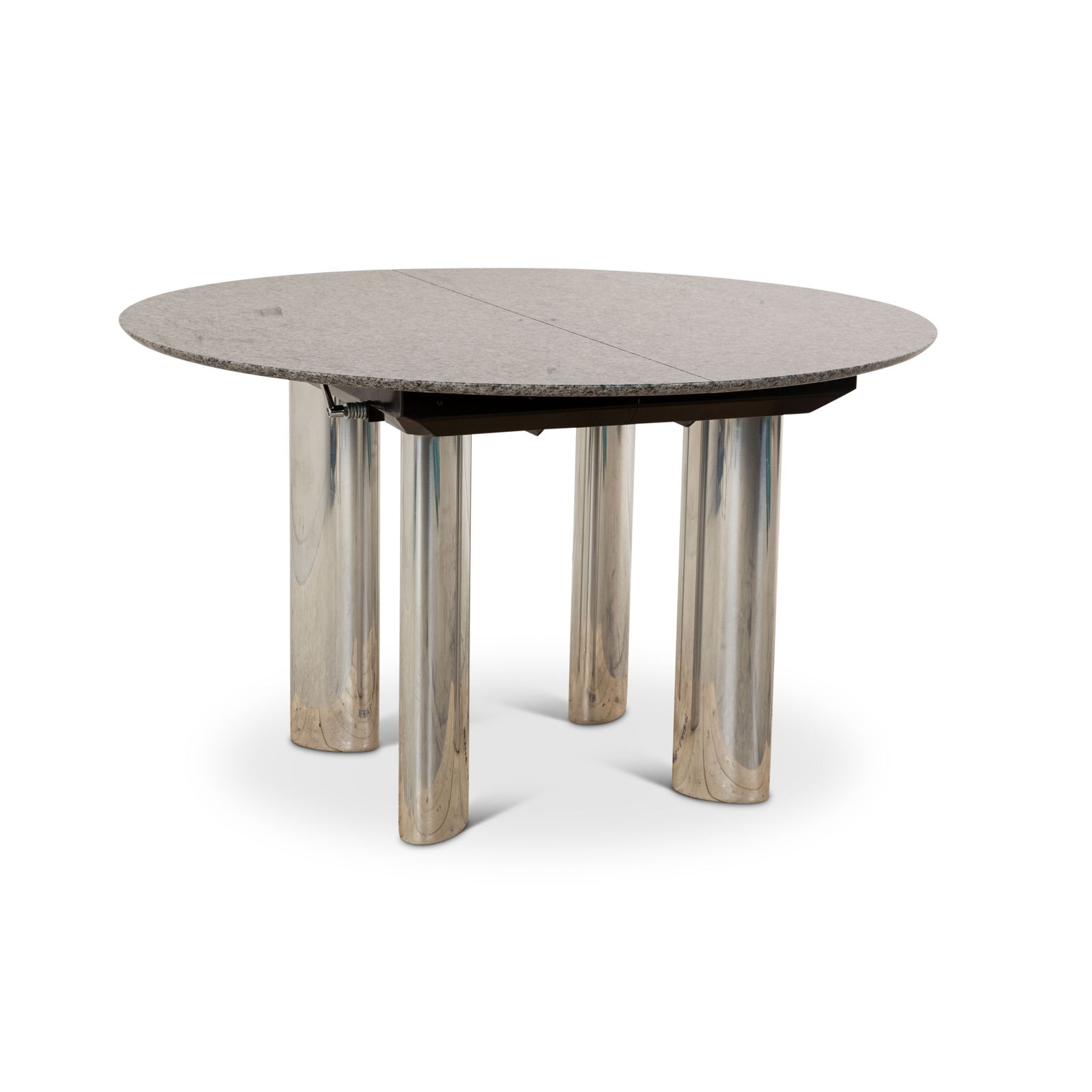 Draenert Stone Dining Table Grey Extendable 124/183 X 73 X 124 photo vinterior