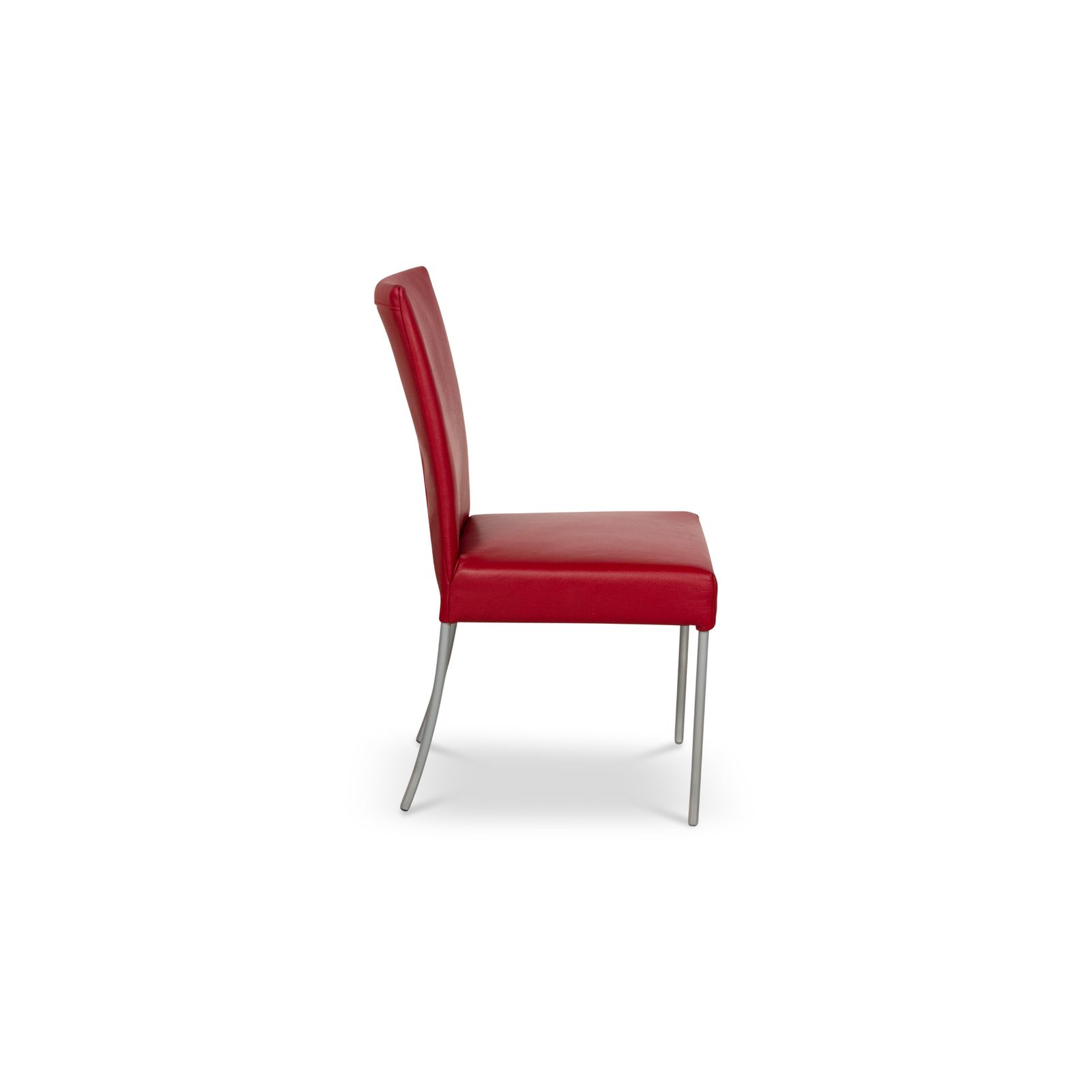 Set Van 8 Bert Plantagie Leren Stoelen – Rood – Eetkamer photo vintage