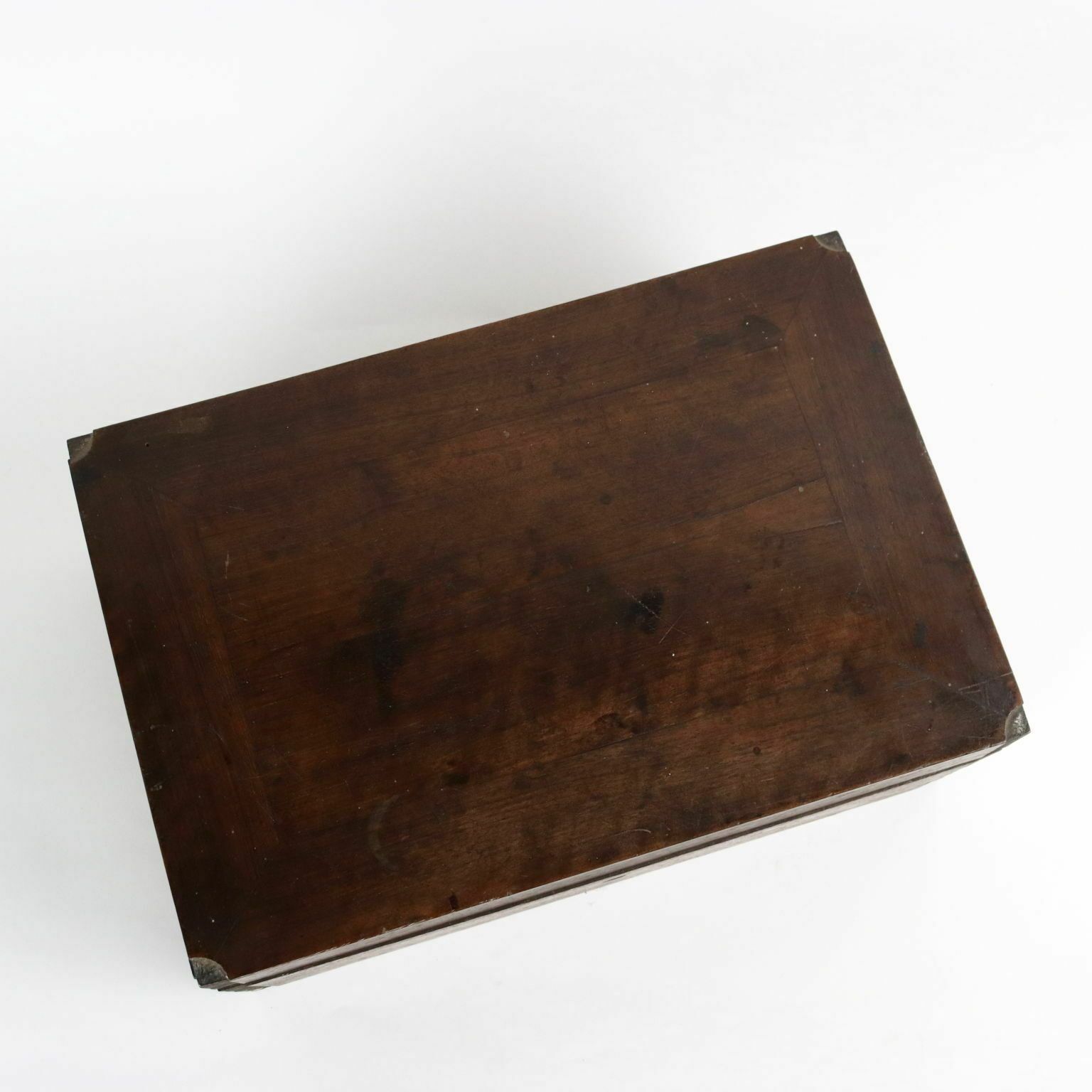 photo for sale Antique Travel Casket Walnut Writing Set Italy XIX Century