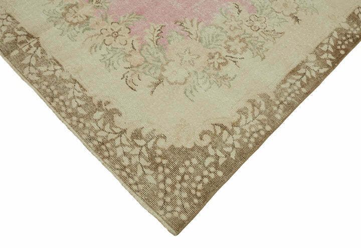 Handmade Beige Turkish Vintage Area Rug 305 Cm X 182 Cm photo Textiles
