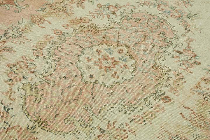 Handmade Beige Turkish Vintage Area Rug 187 Cm X 294 Cm photo 626.0