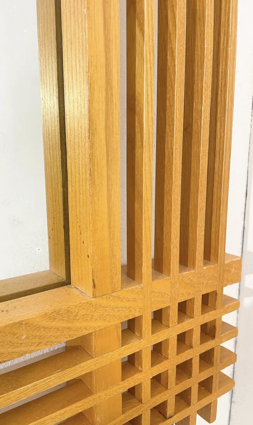 Mid Century Modern Mirror By Ettore Sottsass, Italy, 1950s photo furniture
