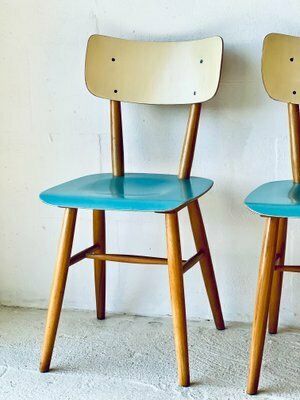 Eetkamerstoelen Van Ton, Ca. Jaren 1960, Set Van 4 photo buy