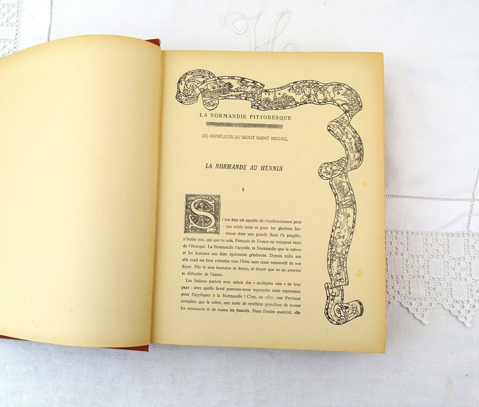 Groot Vintage Frans Gebonden Boek Uit De Jaren 1950 Over De Geschiedenis Van De Normandische Regio – Normandie Provinces Histoire Contes Legendes – Paul Duval photo Woonaccessoires