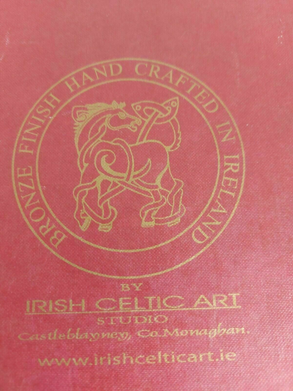 Art Wedding Thought Plaque Irish Celtic Art Studio Bronze Finish Wall Boxed Hanging photo