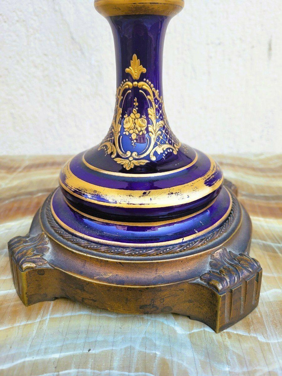 In The Style Of Sèvres, Pair Of Covered Porcelain Vases, 19th Century photo furniture