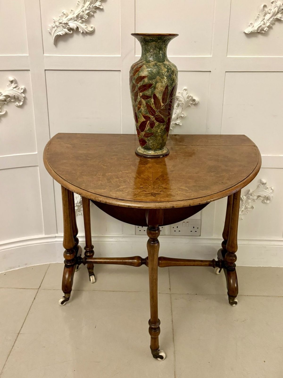Large Antique 19th Century Quality Doulton Vase photo for sale