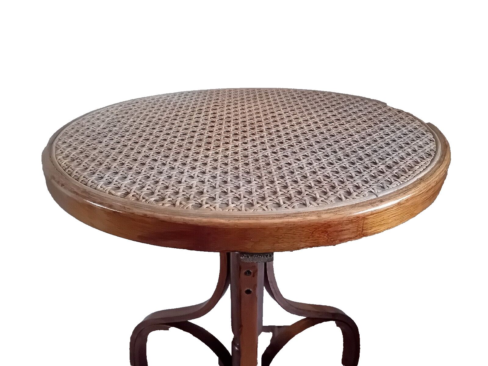 Beautiful Mid Century Bentwood Bergere Top Thonet Style Drinks / Side Table photo furniture