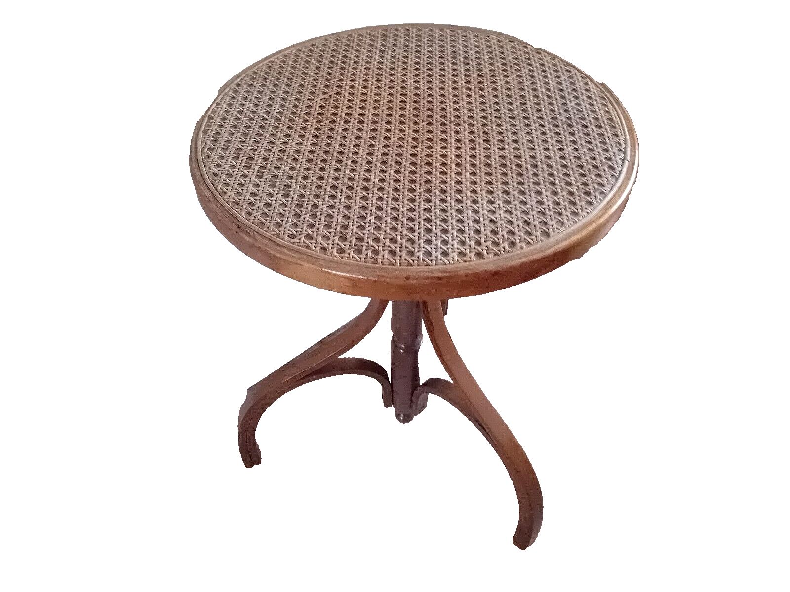 Beautiful Mid Century Bentwood Bergere Top Thonet Style Drinks / Side Table photo buy